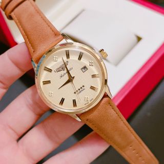 Đồng hồ da nam mẫu mới omegesn