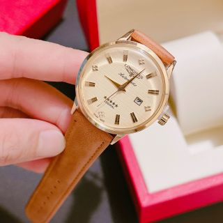 Đồng hồ da nam mẫu mới omegesn