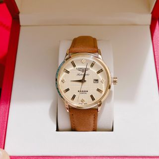 Đồng hồ da nam mẫu mới omegesn