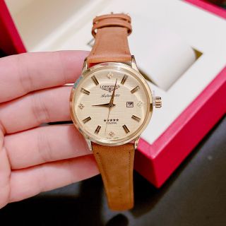 Đồng hồ da nam mẫu mới omegesn