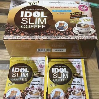 Hộp 10 gói cà phê sữa giảm cân IDOL SLIM COFFEE 3IN1 chính hãng Thái giá sỉ