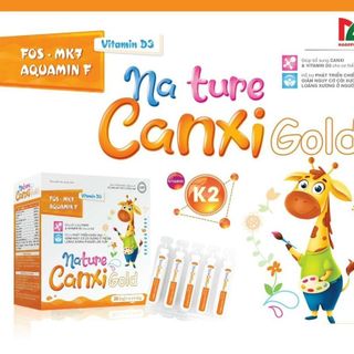 Calci hữu cơ Nature Canxi Gold giúp bổ sung Canxi và Vitamin D3, sắt, MK7 cho cơ thể