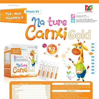 Calci hữu cơ Nature Canxi Gold giúp bổ sung Canxi và Vitamin D3, sắt, MK7 cho cơ thể