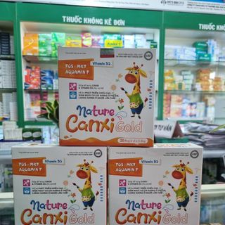 Calci hữu cơ Nature Canxi Gold giúp bổ sung Canxi và Vitamin D3, sắt, MK7 cho cơ thể