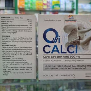 Ovi Calci bổ sung Canxi, Vitamin K2 D3 hỗ trợ phát triển chiều cao giảm còi xương ở trẻ nhỏ