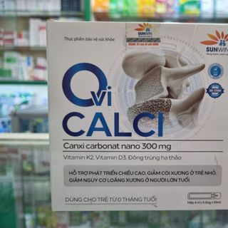 Ovi Calci bổ sung Canxi, Vitamin K2 D3 hỗ trợ phát triển chiều cao giảm còi xương ở trẻ nhỏ
