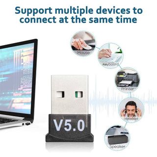USB Bluetooth Dongle 5.3 giúp máy tính bàn, máy tính cây, Laptop thu phát sóng bluetooth
