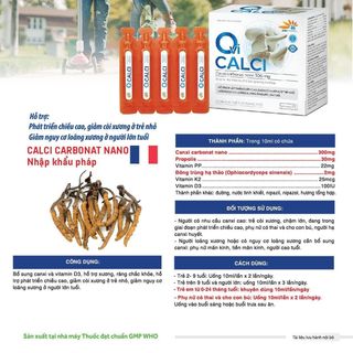 Ovi Calci bổ sung Canxi, Vitamin K2 D3 hỗ trợ phát triển chiều cao giảm còi xương ở trẻ nhỏ