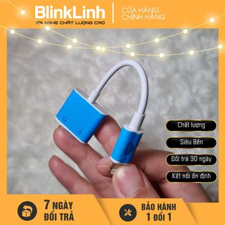 Cáp chuyển cổng lightning sang 3.5 + sạc, Không kết nối Bluetooth