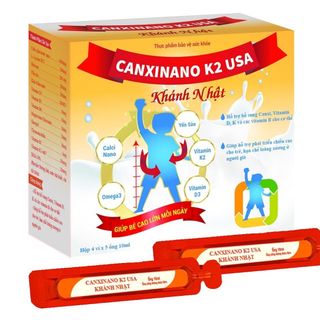 CanxiNano K2 USA Khánh Nhật, hỗ trợ bổ sung calci, vitamin D, K và các vitamin B