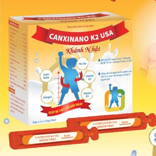CanxiNano K2 USA Khánh Nhật, hỗ trợ bổ sung calci, vitamin D, K và các vitamin B