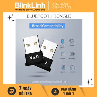 USB Bluetooth Dongle 5.0 giúp máy tính bàn, máy tính cây, Laptop thu phát sóng bluetooth