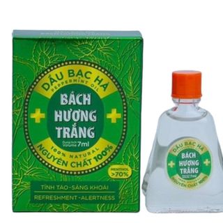 Tinh Dầu Bạc Hà nguyên chất 100%- Dầu bạc hà Bách Hương Trắng dùng xoa phòng cảm cúm, cho vào máy xông khử mùi, thư giãn