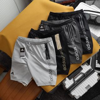Short das thun poly dày dặn mịn mát, trơn láng, co giãn 4c, 3 túi khoá kéo. Logo thêu Size : m l xl 2xl 3xl / 12221/8c 4 màu / ri 32c