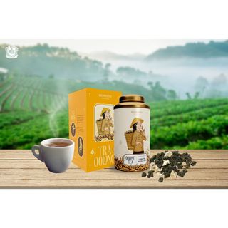Trà Oolong Sâm thượng hạng- 100g hộp thiếc-Mohodo