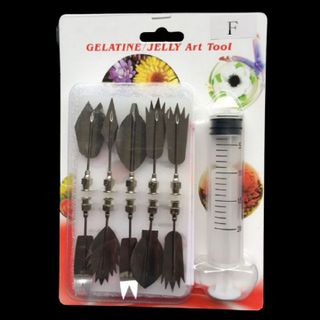 Bộ 10 dụng cụ làm thạch rau câu 3D - Bộ nhập khẩu - Tặng kèm xi lanh – Mã số 1000