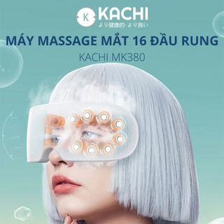 Máy massage mắt 16 đầu rung KACHI MK380 phun sương thư giãn giá sỉ