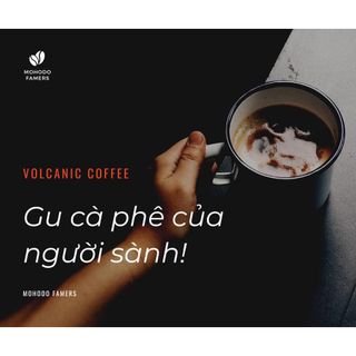 Cà Phê Mohodo Volcanic Coffee Instant 3in1 Nguyên Chất Đậm Vị Từ Núi Lửa Chư Đăng Ya 180g - Hộp sắt