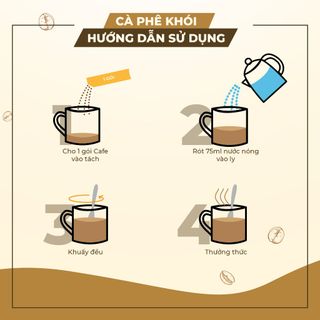 Cà Phê Mohodo Volcanic Coffee Instant 3in1 Nguyên Chất Đậm Vị Từ Núi Lửa Chư Đăng Ya 180g - Hộp sắt