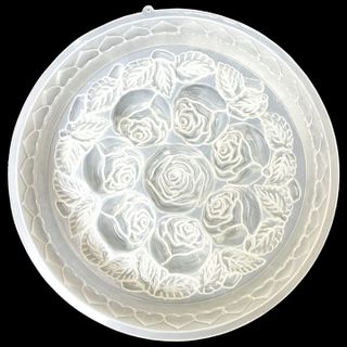 Khuôn rau câu sinh nhật, cưới hỏi 8 hoa hồng kèm lá – Loại 30 cm – Mã số 1015