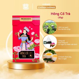 Hồng Cổ Trà Túi Lọc Mohodo Hoa Hồng Thượng Hạng - Hộp 30G giá sỉ