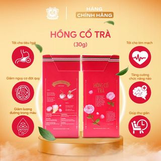 Hồng Cổ Trà Túi Lọc Mohodo Hoa Hồng Thượng Hạng - Hộp 30G