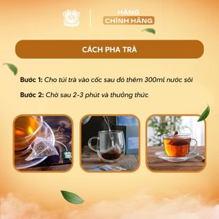 Hồng Cổ Trà Túi Lọc Mohodo Hoa Hồng Thượng Hạng - Hộp 30G