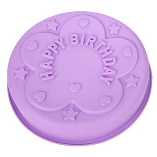 Khuôn silicon làm đế bánh, rau câu Happy Birthday - Loại 28 cm – Mã số 1012 giá sỉ