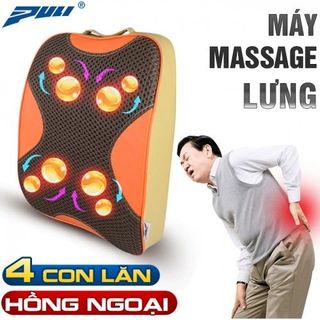 Máy massage lưng hồng ngoại xoay day ấn 8 bi Hàn Quốc Puli PL-803A-W giá sỉ