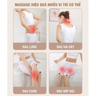 Máy massage lưng hồng ngoại xoay day ấn 8 bi Hàn Quốc Puli PL-803A-W