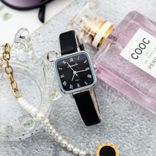 Đồng hồ nữ Timele mặt vuông thời trang 2