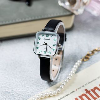 Đồng hồ nữ Timele mặt vuông thời trang 4
