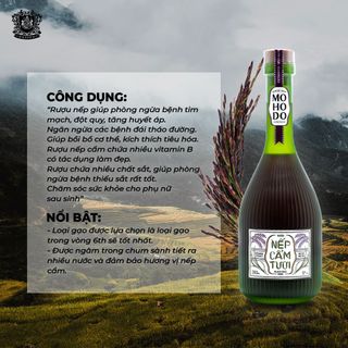 Nếp cẩm tươi Mohodo hương vị đặc biệt, thơm nồng nàn vị nếp cẩm tươi - 500ml