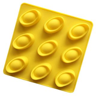 Khuôn silicon làm bánh, rau câu, socola 9 thỏi vàng – Mã số 1003