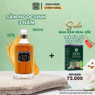 Sâm Dây Ngọc Linh Ngâm 3 năm Mohodo 500ml