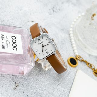 Đồng hồ nữ Timele mặt vuông thời trang