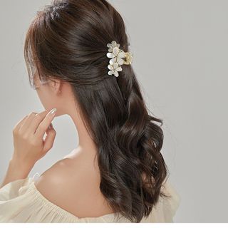 Kẹp tóc ngoạm càng cua mẫu mới đính đá mắt mèo