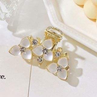Kẹp tóc ngoạm càng cua mẫu mới đính đá mắt mèo