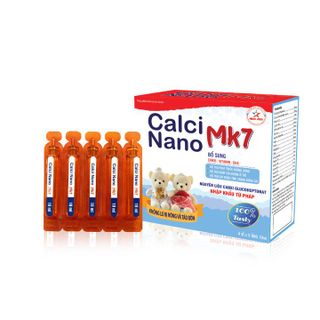 Ống Uống Bổ Sung Canxi, Vitamin ,DHA CALCI NANO MK7 Giúp Phát Triển Răng, Xương,Giảm Còi Xương Ở Trẻ Hộp 20 Ống- DƯỢC PHẨM AVIPHAR giá sỉ