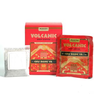 Cà phê phin giấy Mohodo Volcanic Coffee nghuyên chất từ hạt cà phê Arabica và Robusta cao cấp 50g - Hộp giấy