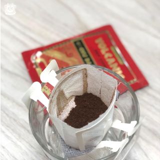 Cà phê phin giấy Mohodo Volcanic Coffee nghuyên chất từ hạt cà phê Arabica và Robusta cao cấp 50g - Hộp giấy
