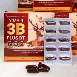 Viên Uống Bổ Sung Vitamin 3B PLUS ĐT Hộp 100 Viên - DƯỢC PHẨM AVIPHAR giá sỉ