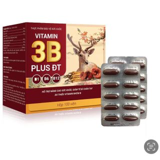 Viên Uống Bổ Sung Vitamin 3B PLUS ĐT Hộp 100 Viên - DƯỢC PHẨM AVIPHAR
