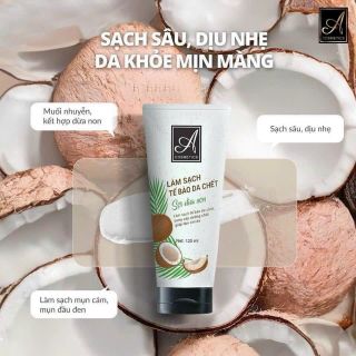 Tẩy da chết sợi dừa non