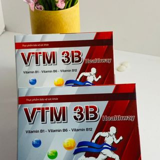 Viên Uống Bổ Sung Vitamin B1,B6,B12 VTM 3B HEALTHWAY Giúp Tăng Cường Sức Khỏe Hộp 100 Viên- DƯỢC PHẨM AVIPHAR