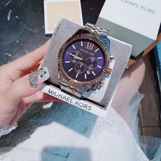 ĐỒNG HỒ NAM CAO CẤP M KORS MẶT CHONOGRAP DÂY THÉP 1