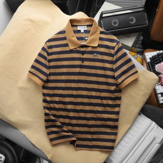 Áo polo nam cao cấp. Vải cá sấu 100% cotton, chất vải dặn, dệt sọc cực đẹp