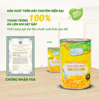 Ngô Ngọt Đóng Lon 150z F&G(Nắp dễ mở) giá sỉ