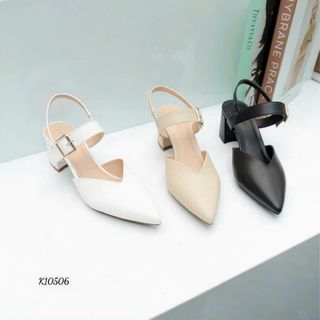 Giày cao gót nữ 7cm, phong cách công sở, chất liệu da mờ cao cấp, mềm mại,bịt mũi - G07