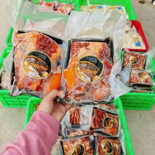 SƯỜN NON ƯỚP XÁ XÍU PPQ, vỉ 500GR - KHO CHUYÊN SỈ GIÁ TỐT giá sỉ